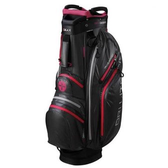 BigMax Dri Lite Active Cartbag Charcoal Pink