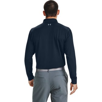 Under Armour Performance LS Polo Navy