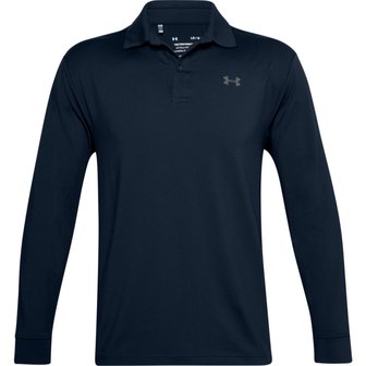 Under Armour Performance LS Polo Navy