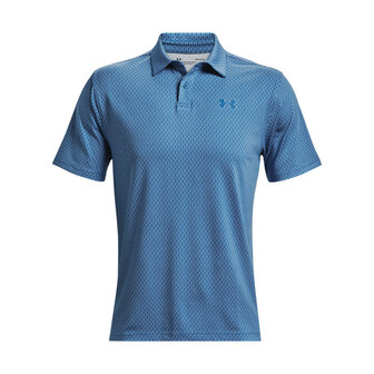 Under Armour T2G Printed Polo Victory Blue