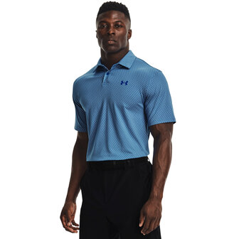 Under Armour T2G Printed Polo Victory Blue