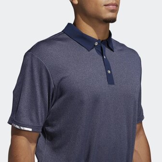 Adidas Heat RDY Base Poloshirt Navy Gem&ecirc;leerd 