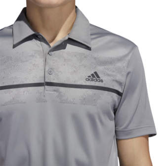 Adidas Primegreen Print Polo Shirt Grijs