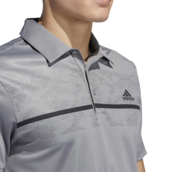 Adidas Primegreen Print Polo Shirt Grijs