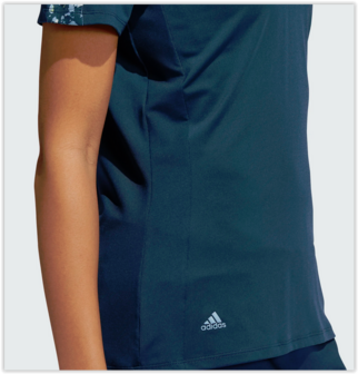 Adidas Ultimate Print Dames Polo Shirt Navy