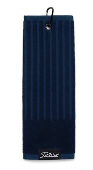 Titleist Trifold Cart Golfhanddoek Navy