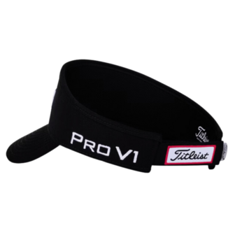 Titleist Tour Visor Black White