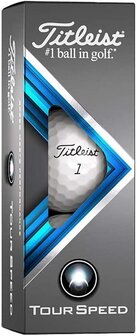 Golf balls Titleist Tour Speed White 2023