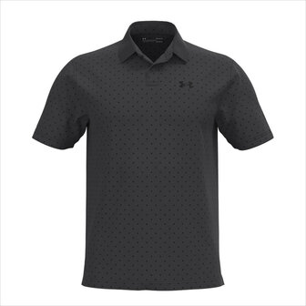 Under Armour Performance Printed Polo Jet Grey Black