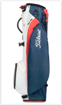 Titleist Players 4 Carbon Standbag Navy White Red