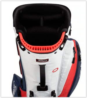 Titleist Players 4 Carbon Standbag Navy White Red