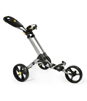 iCart One 3 Wiel Golf Trolley Grijs Zwart