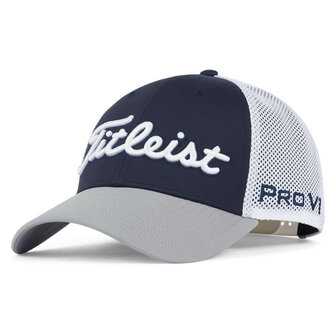 Titleist Tour Performance Mesh Cap Navy White Grey