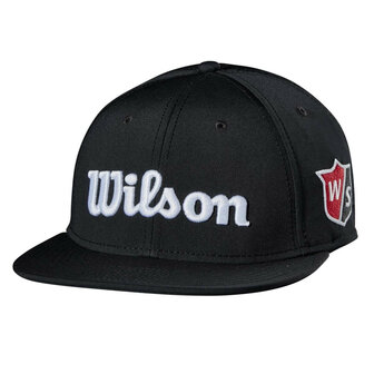 WilsonTour Flat Brim Cap Black