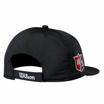 WilsonTour Flat Brim Cap Black