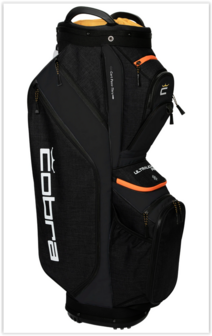 Cobra Ultralight Pro Cartbag Black Gold Fusion