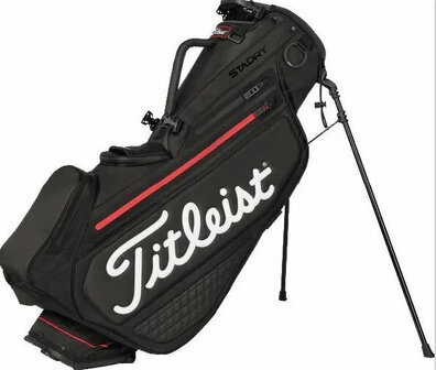 Titleist Premium StaDry Stand Bag Black Red