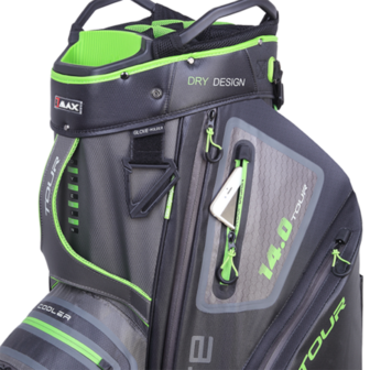 Big Max Dri Lite Tour Cartbag Charcoal Black Lime