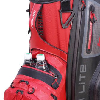 Big Max Dri Lite Tour Cartbag Red Black