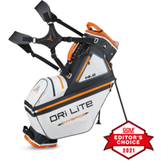 Big Max Dri Lite Hybrid Tour Standbag White Black Orange