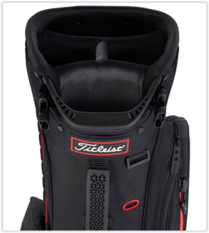 Titleist Players 4 Standbag Black Red