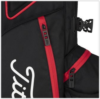 Titleist Players 4 Standbag Black Red