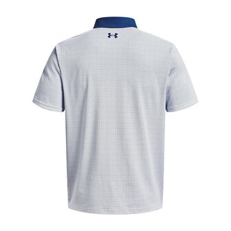 Under Armour T2G Printed Polo White Blue Mirage