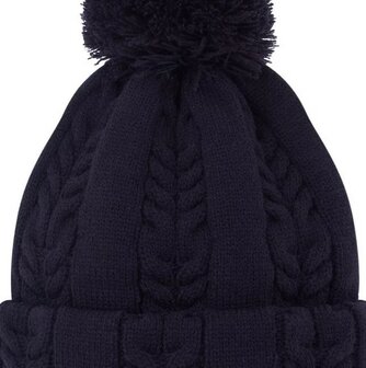 Footjoy Cable Knit Bobble Navy