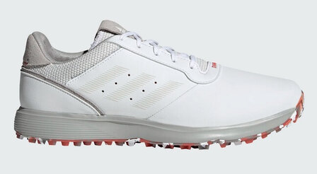 Adidas red shop golf shoes