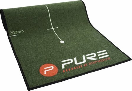 Pure2improve Birdie Drill Puttingmat 4 meter