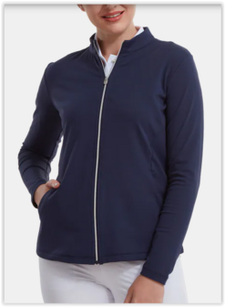 Footjoy Full Zipp Midlayer Womens Navy