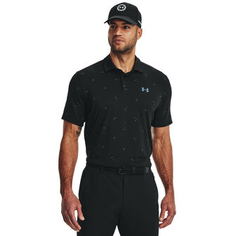 Under Armour Playoff Polo 3.0 Print-Black