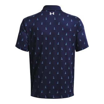 Under Armour Playoff 3.0 Printed Polo Midnight Navy