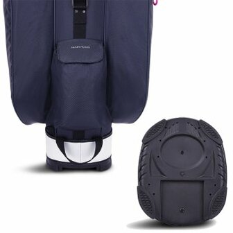 Big Max Silencio Dri Lite 2 Cartbag Navy Silver Fuchsia