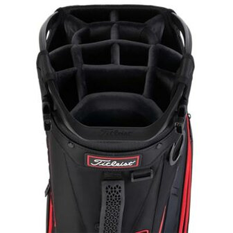 Titleist Hybrid 14 Standbag Black Red