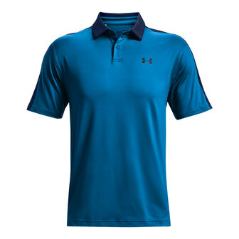 Under Armour T2G Blocked Polo-Victory Blue