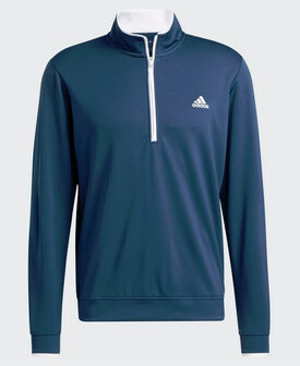 Adidas Lichtgewicht Quater Zipp Sweater CreNav