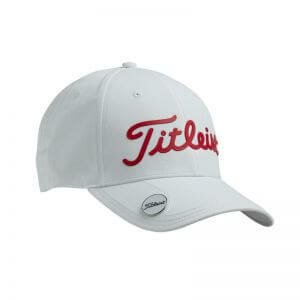 Titleist Performance Ball Marker Cap White Red Belgium