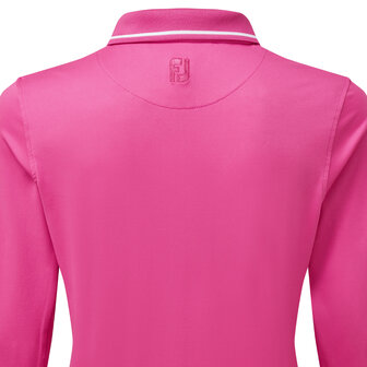 Footjoy Dames Thermal Jersey Lange Mouw Polo Fuchia