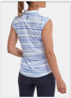 Footjoy Cap Sleeve Watercolour Print Lila