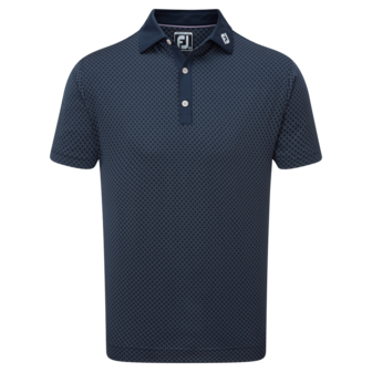 Footjoy Diamond Dot Print Navy White