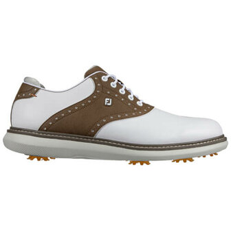 Footjoy Traditions Wit Bruin Heren