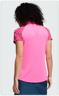 Adidas Ultimate Print SS Polo Pink