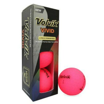 Volvik Vivid Golfballen Sleeve Roze