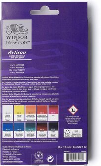 W&amp;N Artisan Olieverf Set 10-delige 12ML