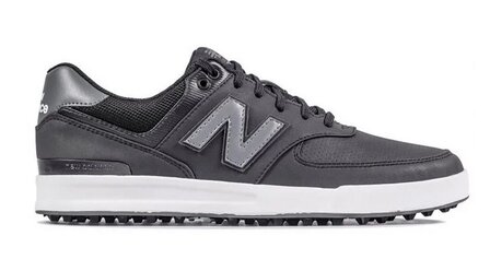 Golfschoenen New Balance 574 Greens Zwart Grijs Wit 