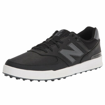 Golfschoenen New Balance 574 Greens Zwart Grijs Wit 