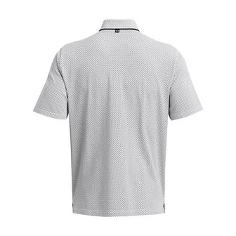 Heren Golfpolo Under Armour Iso-Chill Verge Croscutt Wit Zwart