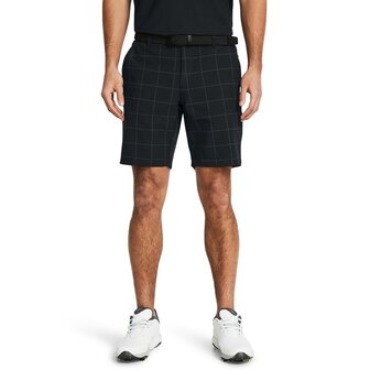 Under Armour Drive  Printed Taper Heren Short Zwart Grijs