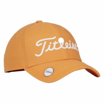 Titleist Performance Ball Marker Cap Bonfire White